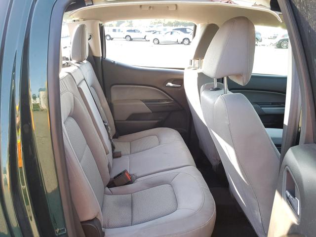 1GCGTBE35F1162827 - 2015 CHEVROLET COLORADO L GREEN photo 6