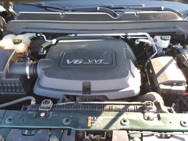 1GCGTBE35F1162827 - 2015 CHEVROLET COLORADO L GREEN photo 7