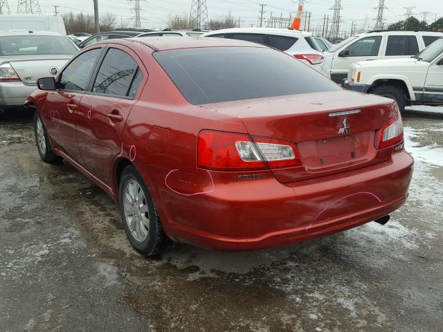 4A3AB36F59E041975 - 2009 MITSUBISHI GALANT ES RED photo 3