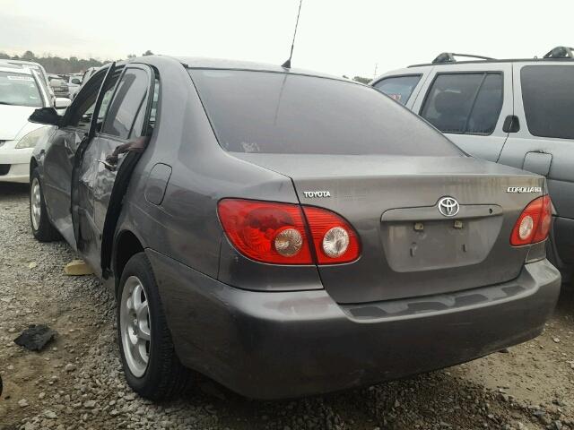 1NXBR32EX7Z918961 - 2007 TOYOTA COROLLA CE GRAY photo 3