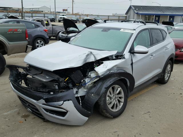 KM8J3CA46GU257015 - 2016 HYUNDAI TUCSON LIM SILVER photo 2