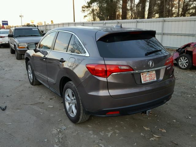 5J8TB4H36DL021566 - 2013 ACURA RDX BASE GRAY photo 3