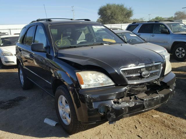 KNDJD733265568737 - 2006 KIA SORENTO EX BLACK photo 1