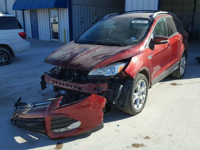 1FMCU9J95EUA05144 - 2014 FORD ESCAPE TIT RED photo 2