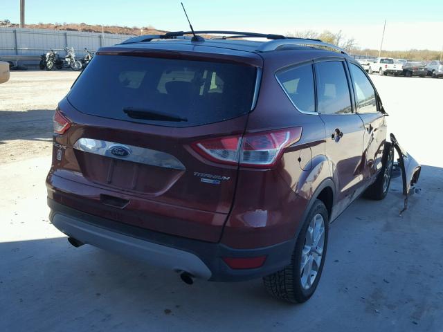 1FMCU9J95EUA05144 - 2014 FORD ESCAPE TIT RED photo 4