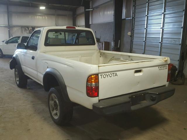 5TENM92N52Z030086 - 2002 TOYOTA TACOMA PRE WHITE photo 3