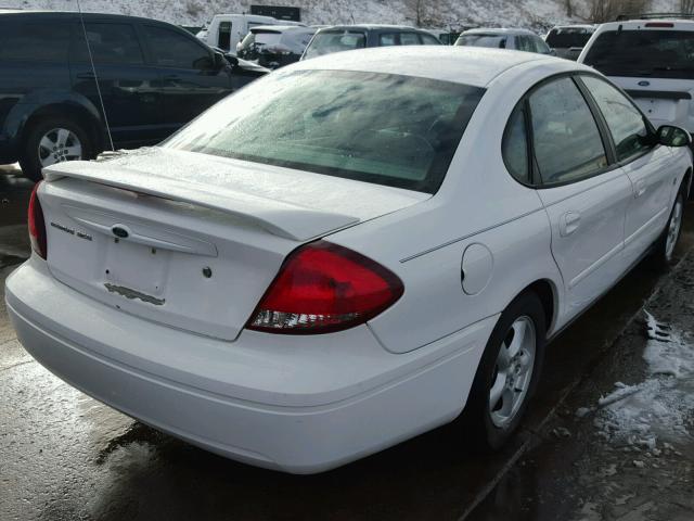 1FAFP55SX4A112095 - 2004 FORD TAURUS SES WHITE photo 4