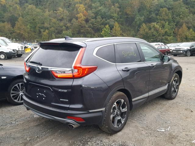 5J6RW2H99HL041669 - 2017 HONDA CR-V TOURI GRAY photo 4