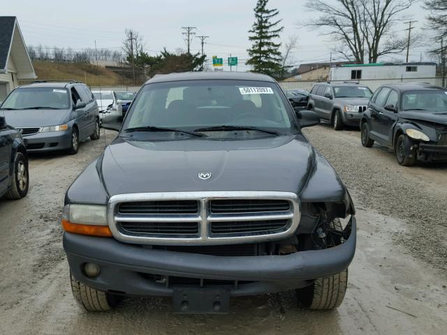 1D7HG38K94S649382 - 2004 DODGE DAKOTA QUA GRAY photo 9