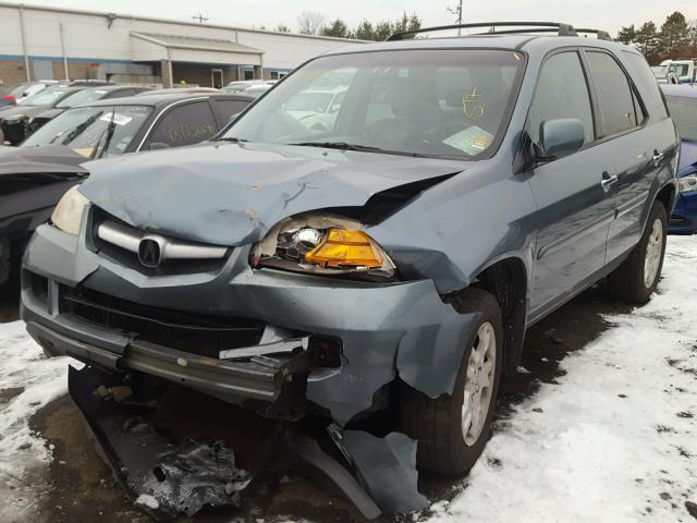 2HNYD18826H517757 - 2006 ACURA MDX TOURIN BLUE photo 2