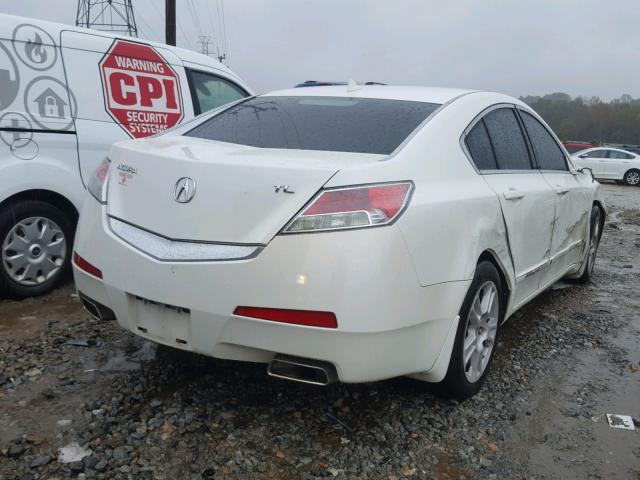 19UUA86259A017312 - 2009 ACURA TL WHITE photo 4