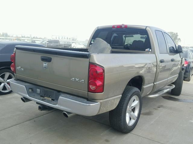 1D7HU18288J116478 - 2008 DODGE RAM 1500 S TAN photo 4