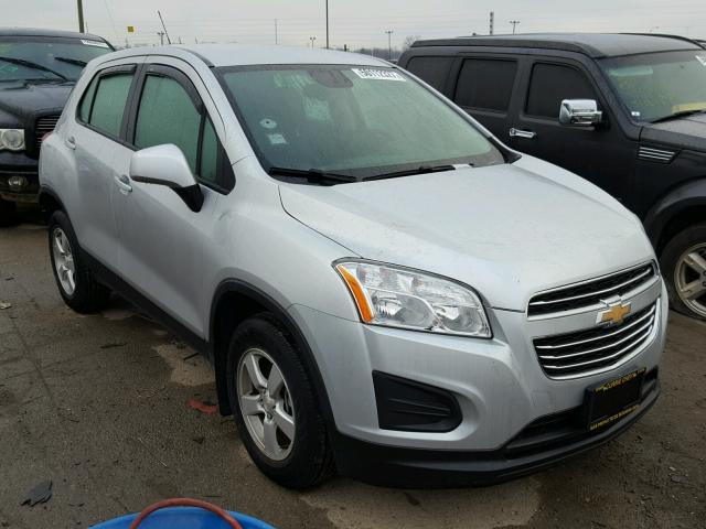 KL7CJNSB6GB619123 - 2016 CHEVROLET TRAX LS SILVER photo 1