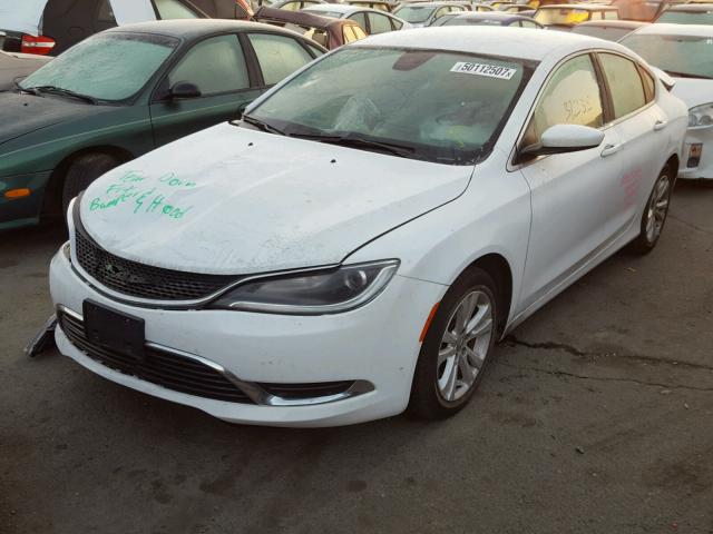 1C3CCCAB1GN169631 - 2016 CHRYSLER 200 LIMITE WHITE photo 2