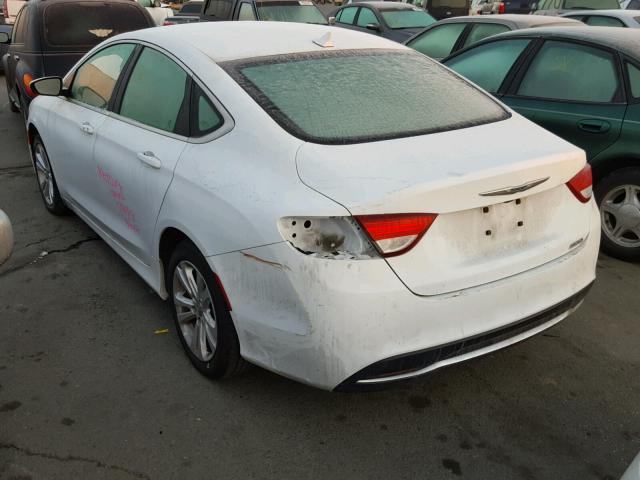 1C3CCCAB1GN169631 - 2016 CHRYSLER 200 LIMITE WHITE photo 3