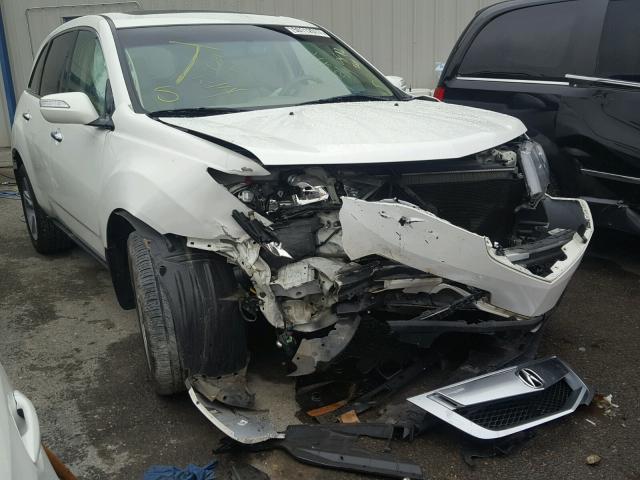 2HNYD2H28CH539162 - 2012 ACURA MDX WHITE photo 1