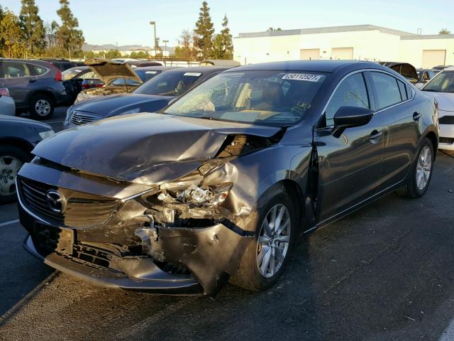 JM1GJ1U63E1158138 - 2014 MAZDA 6 SPORT GRAY photo 2