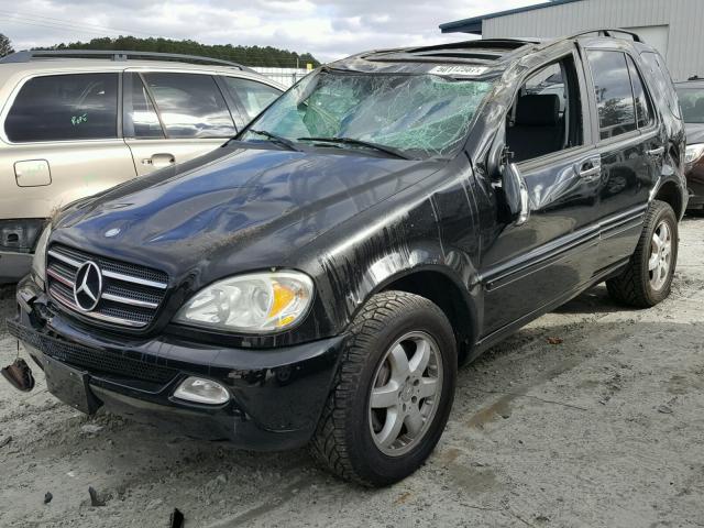 4JGAB75E63A399700 - 2003 MERCEDES-BENZ ML 500 BLACK photo 2