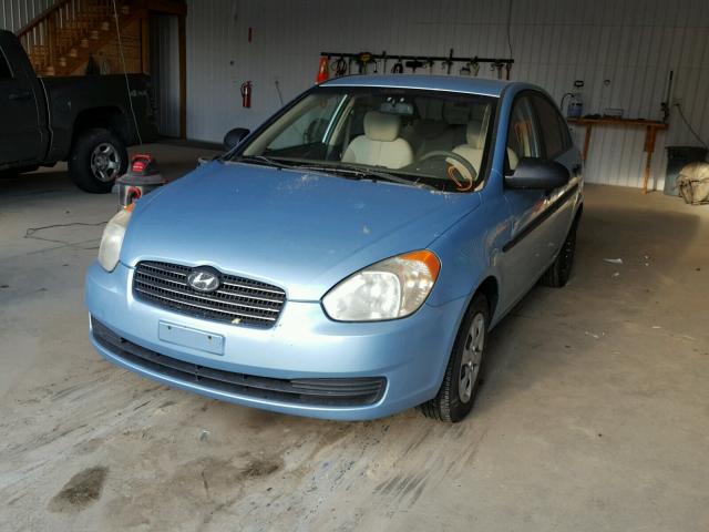 KMHCM46C49U292277 - 2009 HYUNDAI ACCENT GLS BLUE photo 2