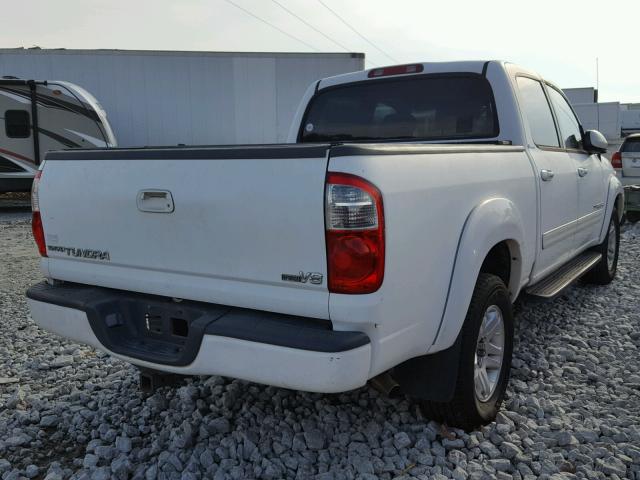 5TBET38194S452889 - 2004 TOYOTA TUNDRA DOU WHITE photo 4