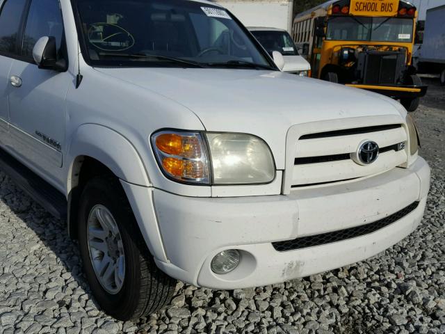 5TBET38194S452889 - 2004 TOYOTA TUNDRA DOU WHITE photo 9