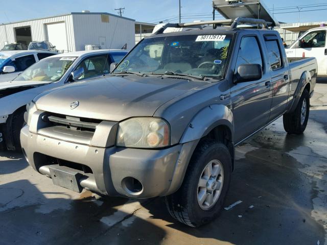 1N6MD29Y73C421966 - 2003 NISSAN FRONTIER C GRAY photo 2