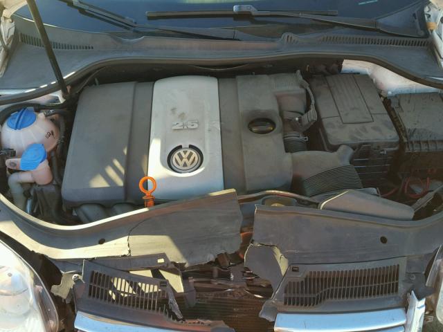 3VWEG71K87M087256 - 2007 VOLKSWAGEN JETTA WOLF WHITE photo 7