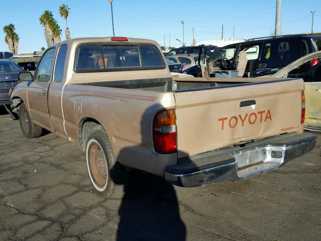 4TAVL52N7TZ123485 - 1996 TOYOTA TACOMA XTR GOLD photo 3