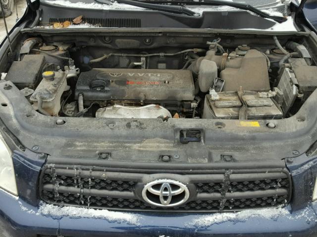 JTMZD33V866012312 - 2006 TOYOTA RAV4 BLUE photo 7