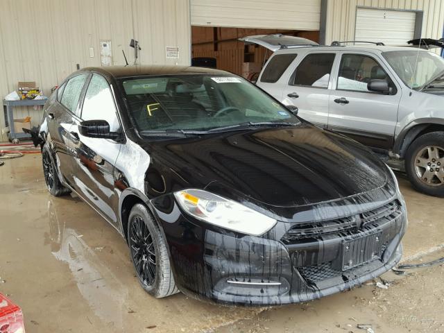 1C3CDFAA1FD369094 - 2015 DODGE DART SE BLACK photo 1