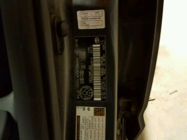 JTDKB20U493463319 - 2009 TOYOTA PRIUS GRAY photo 10