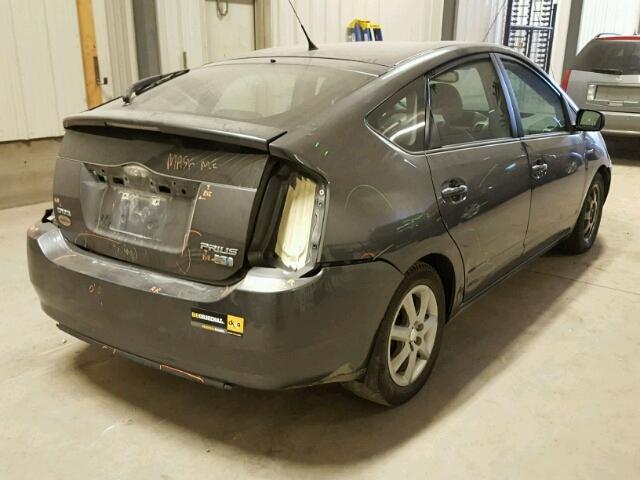 JTDKB20U493463319 - 2009 TOYOTA PRIUS GRAY photo 4