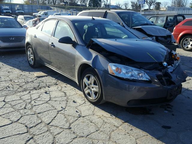 1G2ZF57B484171188 - 2008 PONTIAC G6 VALUE L GRAY photo 1