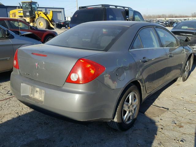 1G2ZF57B484171188 - 2008 PONTIAC G6 VALUE L GRAY photo 4