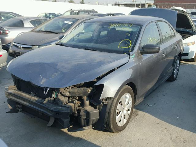 3VW1K7AJ7CM343353 - 2012 VOLKSWAGEN JETTA BASE 银色 照片 2