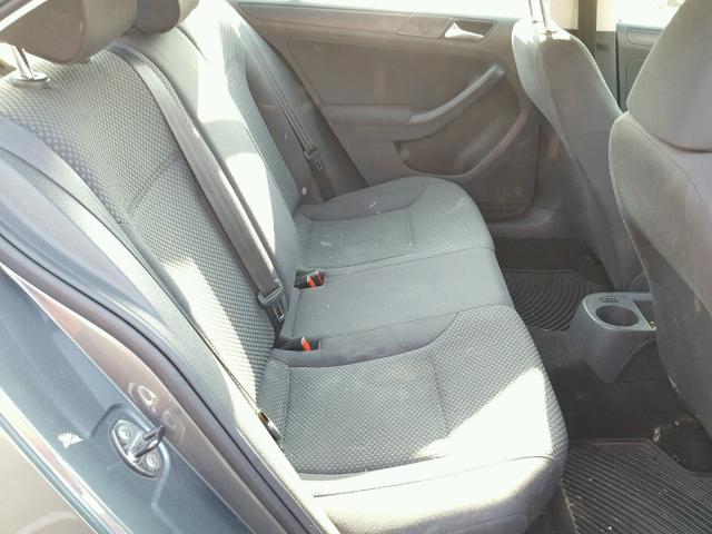 3VW1K7AJ7CM343353 - 2012 VOLKSWAGEN JETTA BASE 银色 照片 6