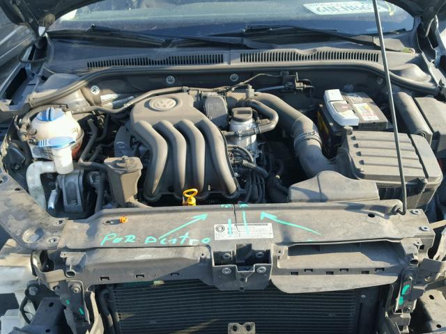 3VW1K7AJ7CM343353 - 2012 VOLKSWAGEN JETTA BASE 银色 照片 7