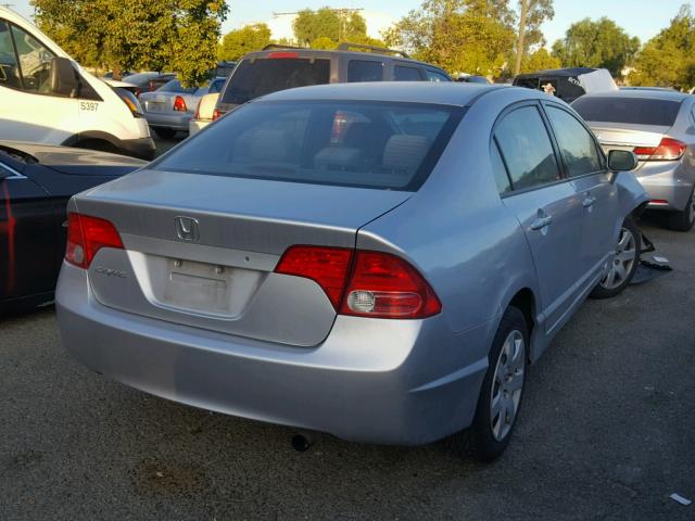 2HGFA16538H311656 - 2008 HONDA CIVIC LX SILVER photo 4