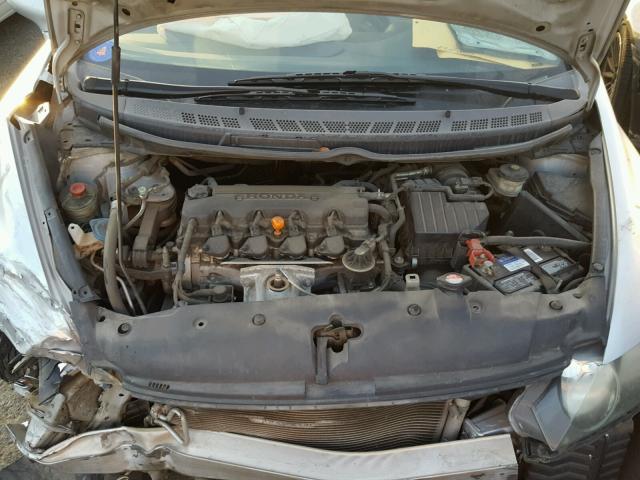 2HGFA16538H311656 - 2008 HONDA CIVIC LX SILVER photo 7