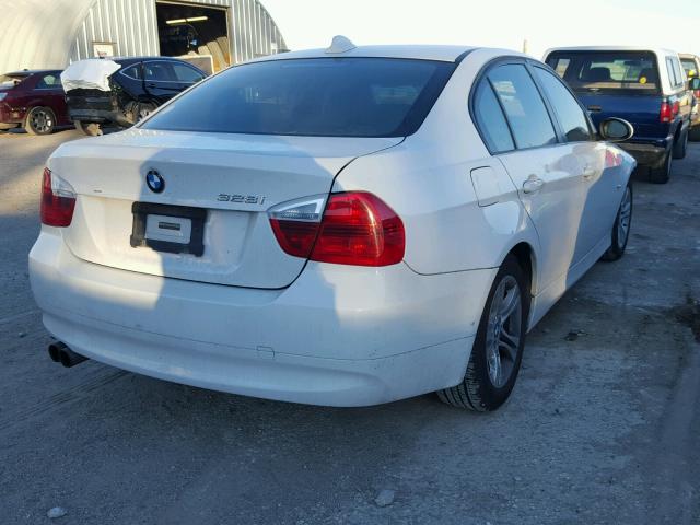 WBAVA33598K054728 - 2008 BMW 328 I WHITE photo 4