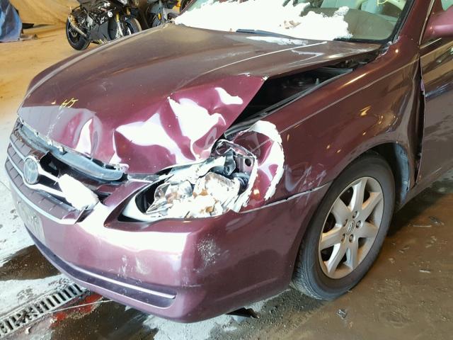 4T1BK36B26U158852 - 2006 TOYOTA AVALON XL MAROON photo 9