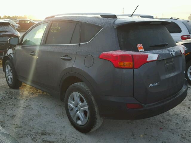 2T3ZFREV9FW226508 - 2015 TOYOTA RAV4 LE GRAY photo 3