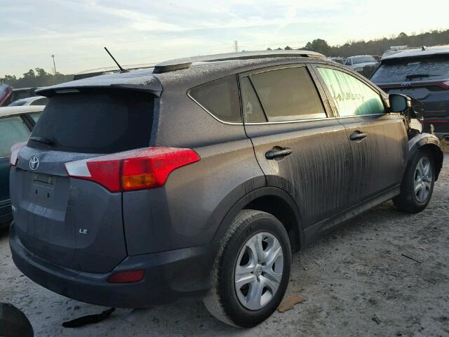 2T3ZFREV9FW226508 - 2015 TOYOTA RAV4 LE GRAY photo 4