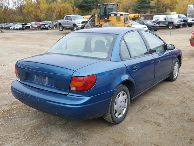 1G8ZH52872Z275907 - 2002 SATURN SL1 BLUE photo 4