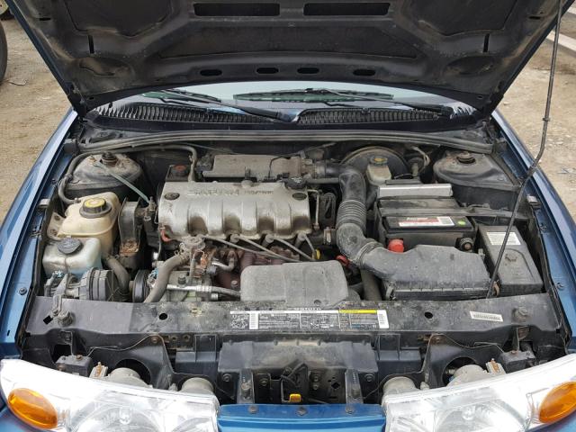 1G8ZH52872Z275907 - 2002 SATURN SL1 BLUE photo 7