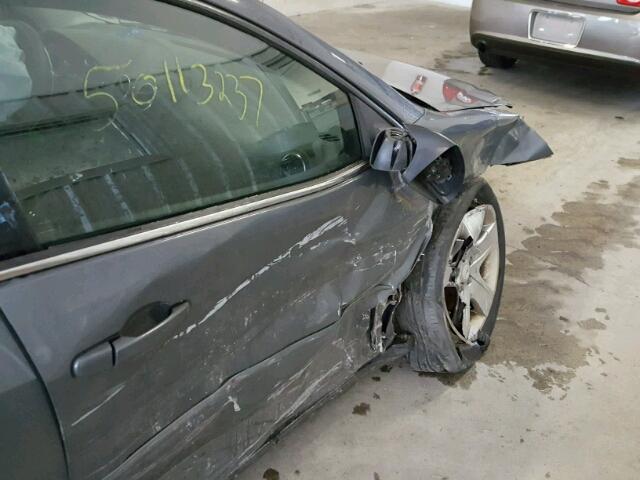 1G2ZG57B784227864 - 2008 PONTIAC G6 BASE GRAY photo 10