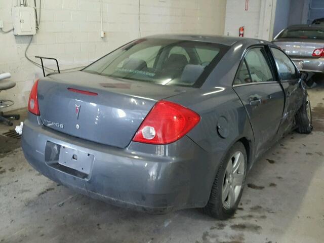 1G2ZG57B784227864 - 2008 PONTIAC G6 BASE GRAY photo 4