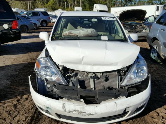 3N1BC1CP0CK273342 - 2012 NISSAN VERSA S WHITE photo 9