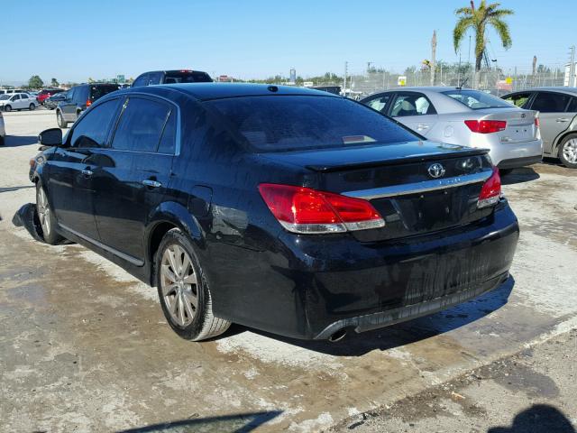 4T1BK3DB9CU467006 - 2012 TOYOTA AVALON BAS 黑色 照片 3