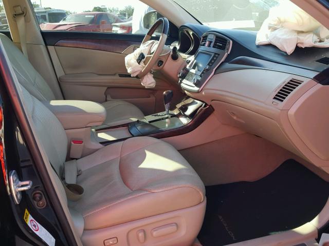 4T1BK3DB9CU467006 - 2012 TOYOTA AVALON BAS 黑色 照片 5